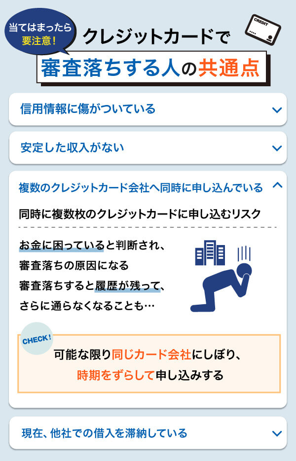 同時期に多重申込をするリスクと解決方法