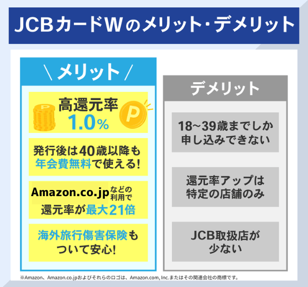 JCbwのメリット